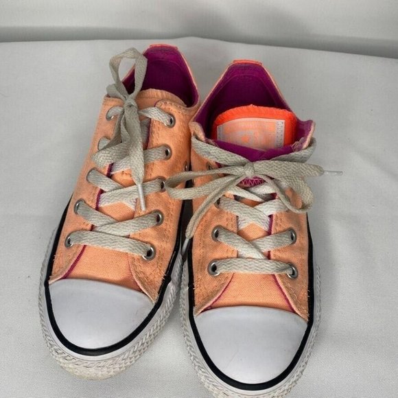 Converse Chuck Taylor All Star Ox Kids Junior size 1 Shoes Sunset Glow 656083F - Picture 4 of 10